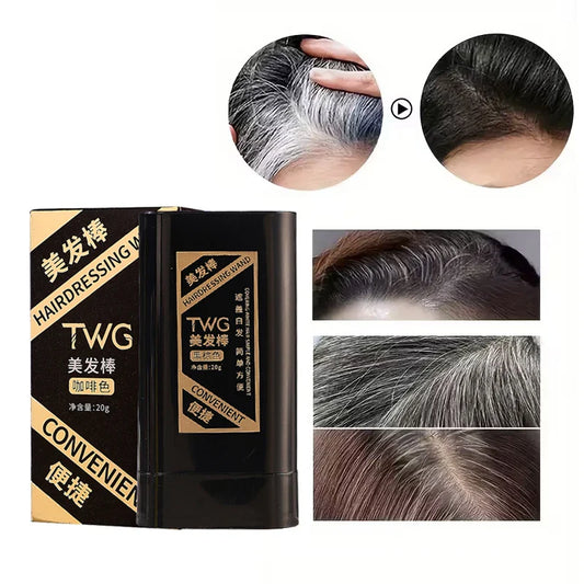 Portable Hair Dye Stick – Waterproof Gray Hair Cover Hair Color Stick Oasis Select