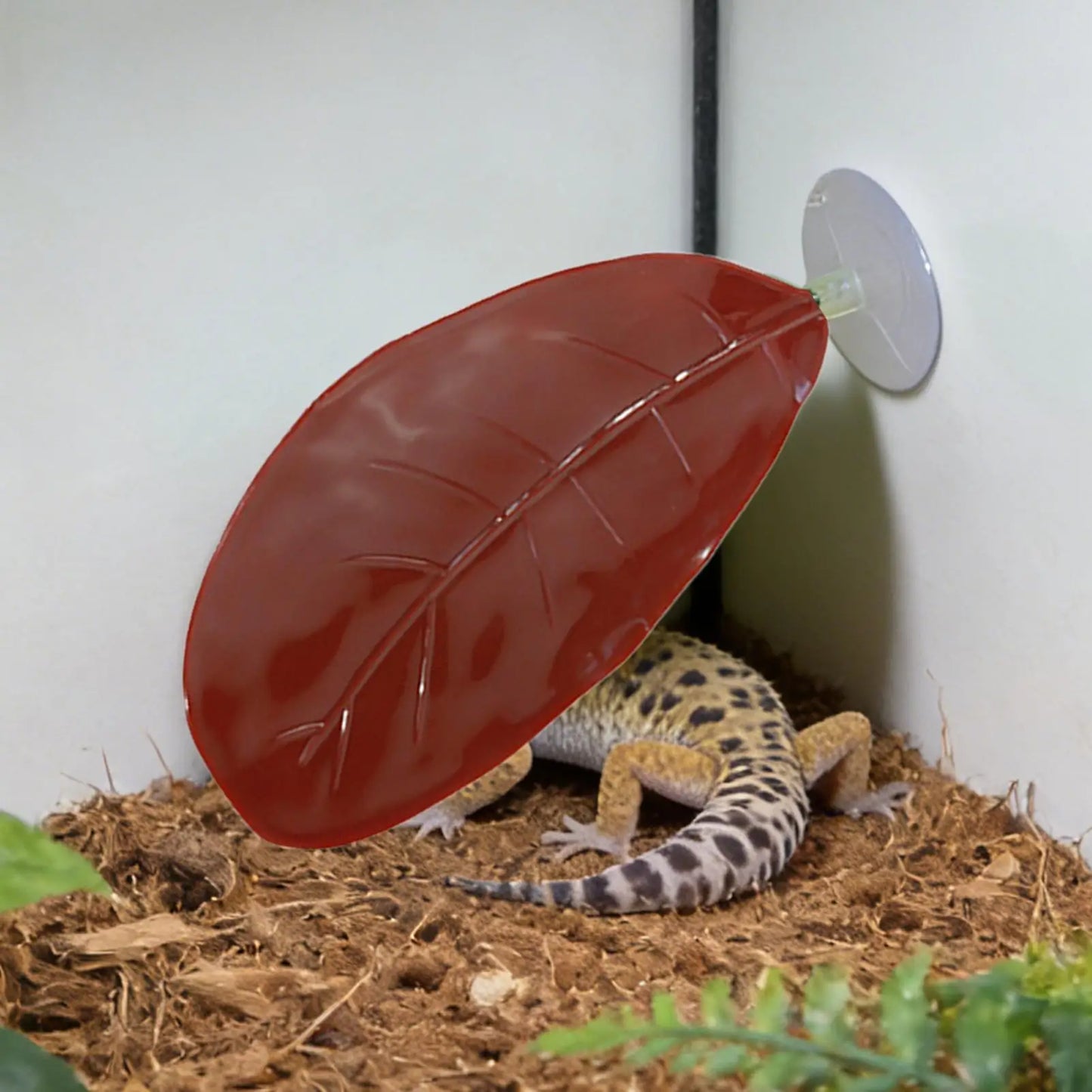 Realistic Aquarium Leaf Decor Suction Cup | Fish Tank Plant