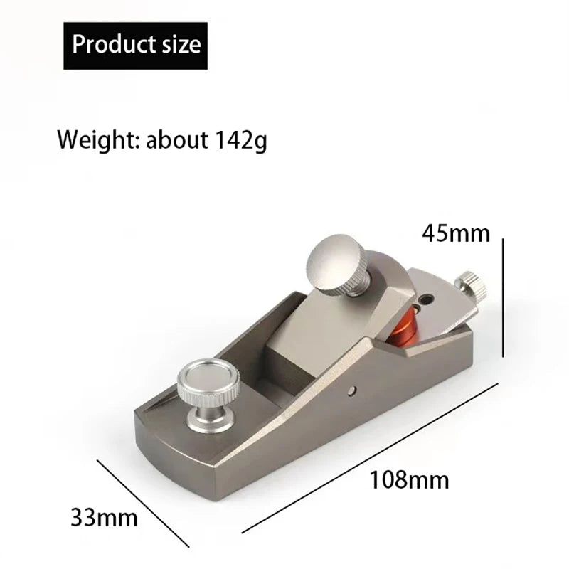 Woodworking Flat Plane Mini European Ornaments Planer Aluminum Alloy