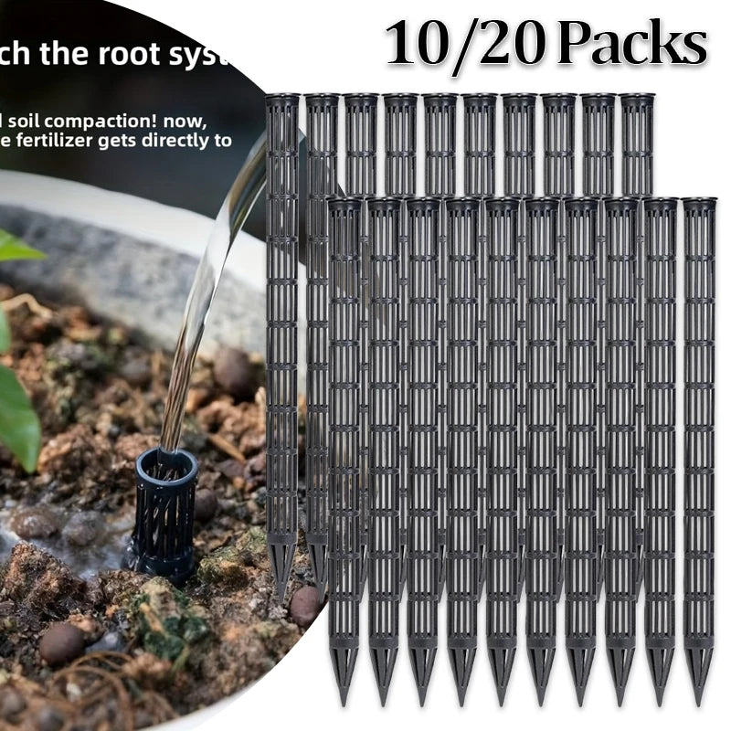 Plant Aeration Tubes for Pots – Prevent Root Rot (10/20 Pcs)