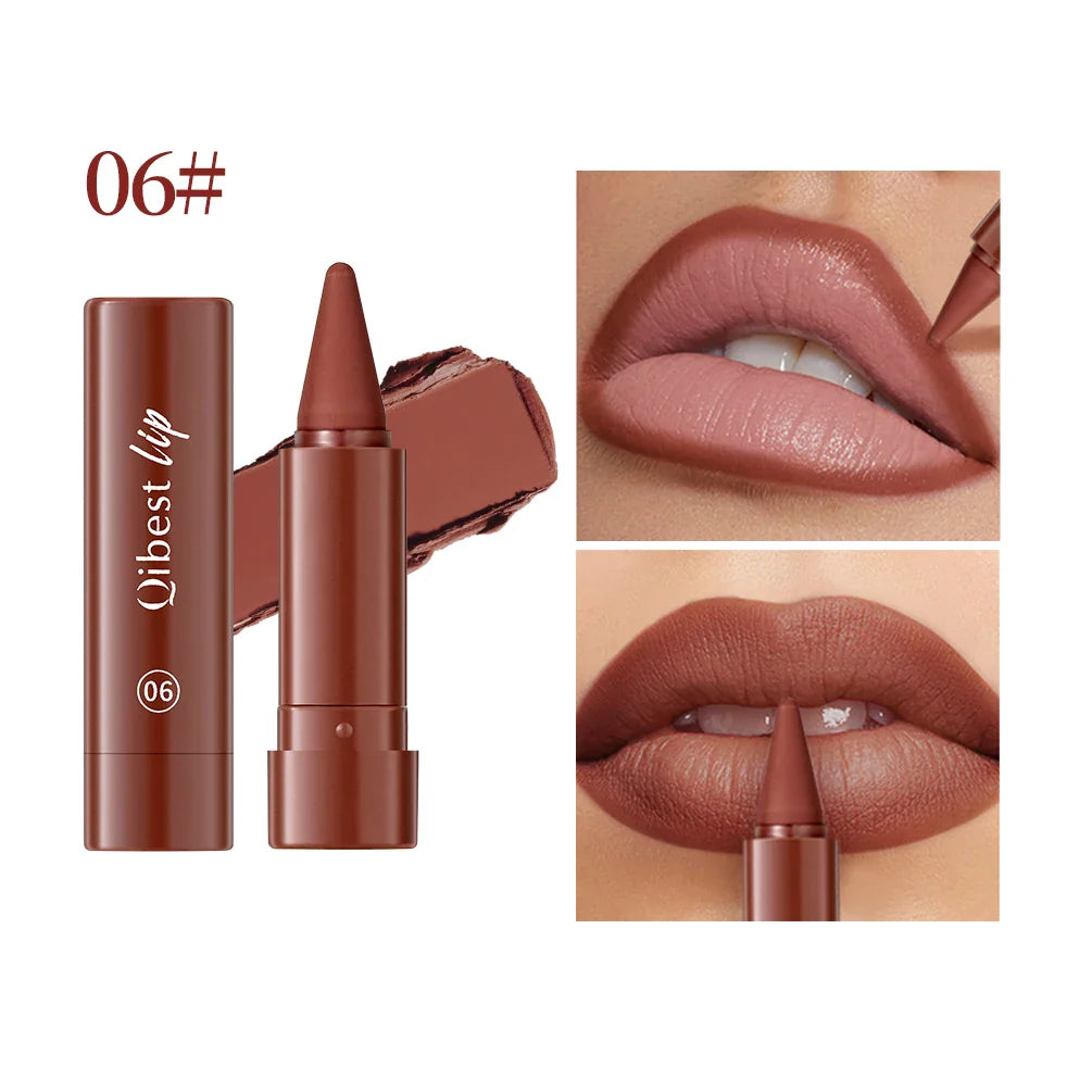QiBest Matte Lip Liner – Waterproof, Long-Lasting Gradient