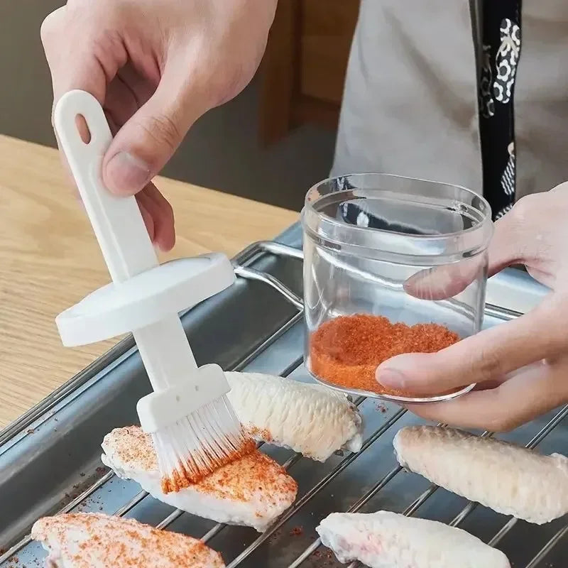 BBQ Basting Brush | Silicone Oil Grill Brush for Outdoor Cooking BBQ Basting Brush Peaceful Pleasures Health and Wellness