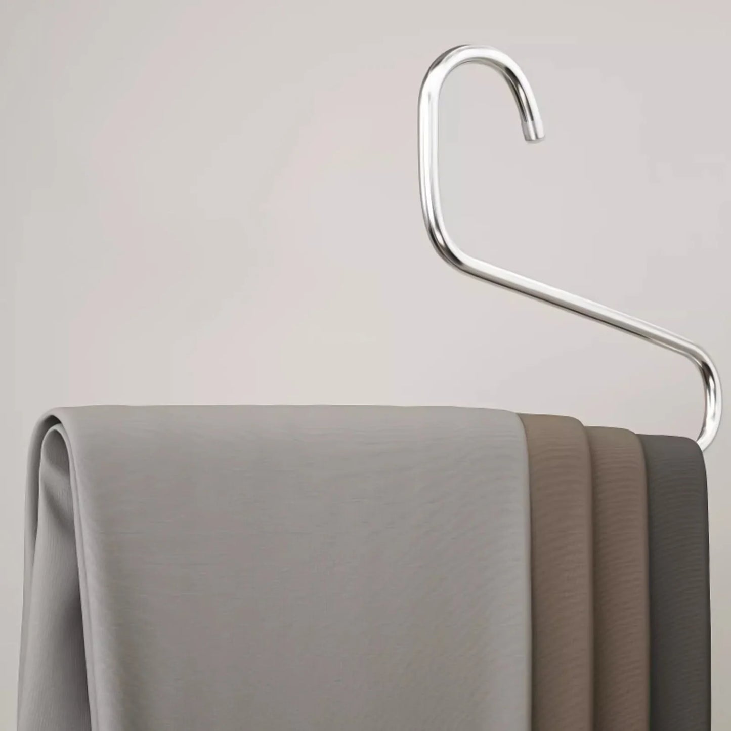 5pcs Non Slip Pants Hangers Space-Saving Necktie & Shawl Organizer for Tank Tops Dress Ties Belts Peaceful Pleasures Health and Wellness