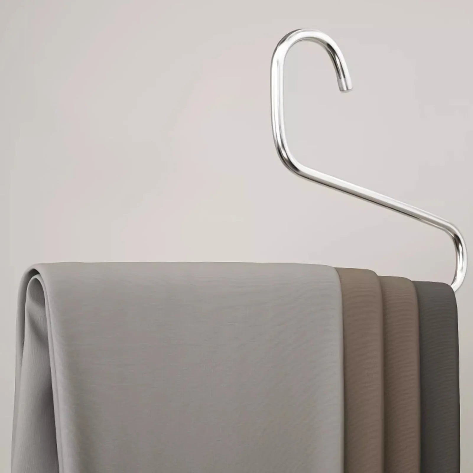 5pcs Non Slip Pants Hangers Space-Saving Necktie & Shawl Organizer for Tank Tops Dress Ties Belts Peaceful Pleasures Health and Wellness