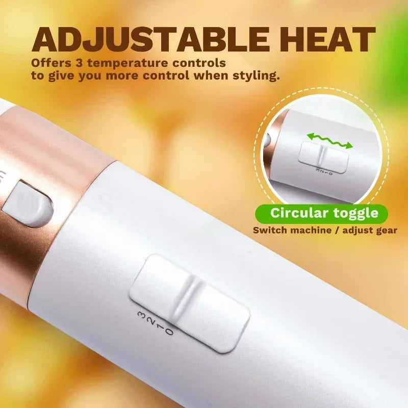 5 in 1 Hair Dryer Brush Hot Comb Set Professional Curling Iron Hair Straightener Styling Tool For Professional Hair Dryer Peaceful Pleasures Health and Wellness