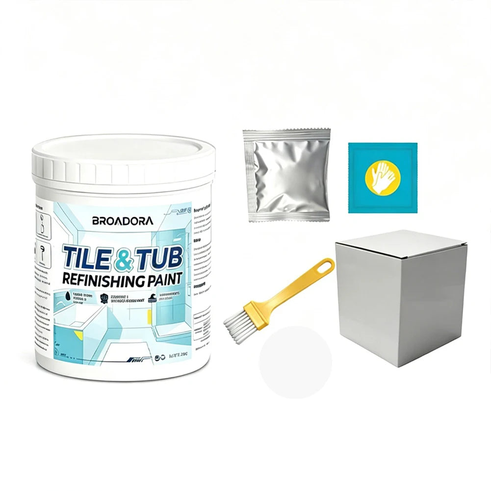 Tile & Bathtub Refinishing Paint Kit – Waterproof DIY Coating