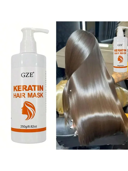 GZE Keratin Hair Mask – Frizz Control, Hydration & Heat Protection Keratin Hair Mask Oasis Select Smoothing & Straightening
