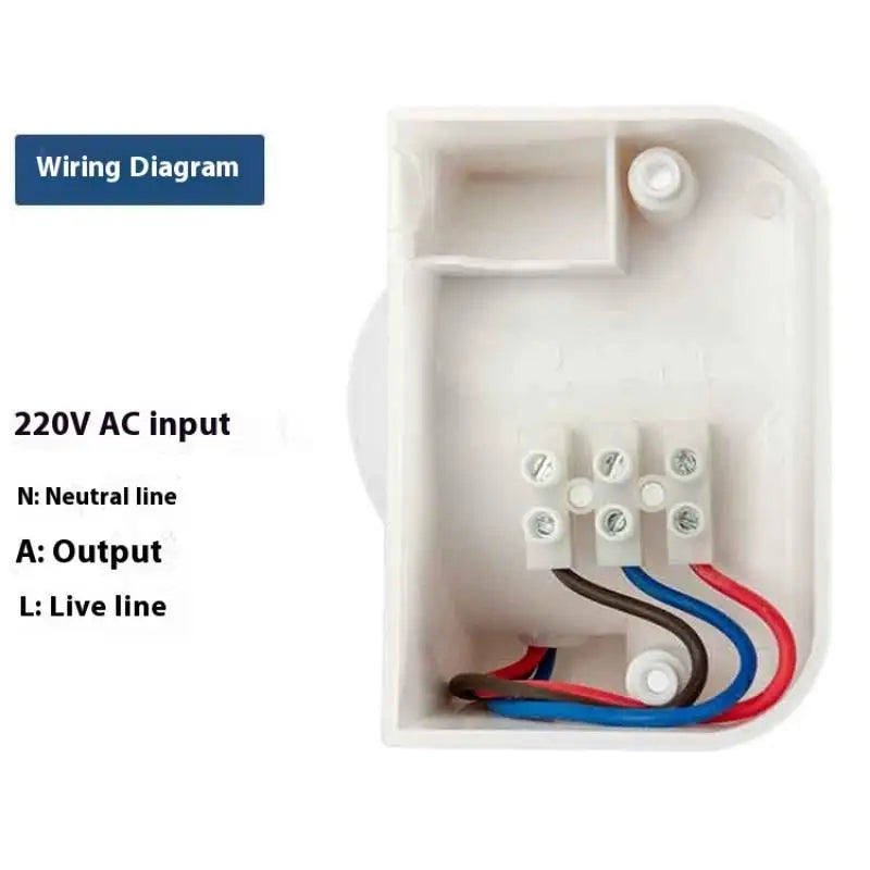 New AC 100V - 240V 180 Degree Automatic IP44 PIR Infrared Motion Sensor Induction SRound Mini Smart Delay Light Switch Peaceful Pleasures Health and Wellness