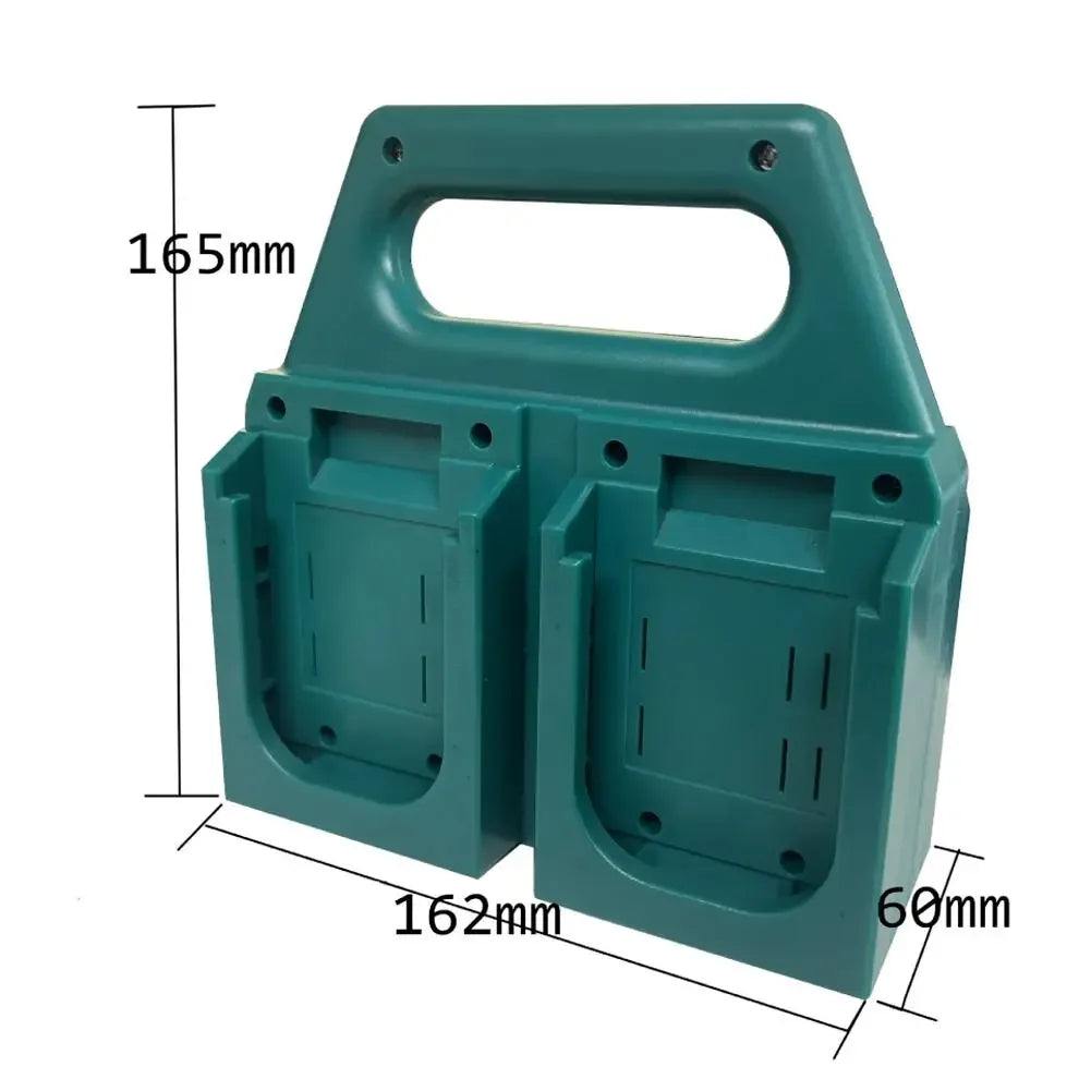 4/6 x Battery Mount Holder Portable Storage Rack Basket Bracket Holder For Makita 18V Battery (NO Batteries) Peaceful Pleasures Health and Wellness