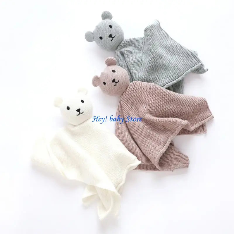 Baby Bear Snuggle Comforter Blanket | Soft Cotton Soothe Towel