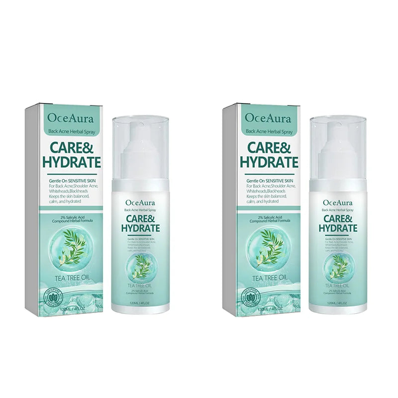OceAura Herbal Acne Spray – Back, Shoulder & Pore Treatment