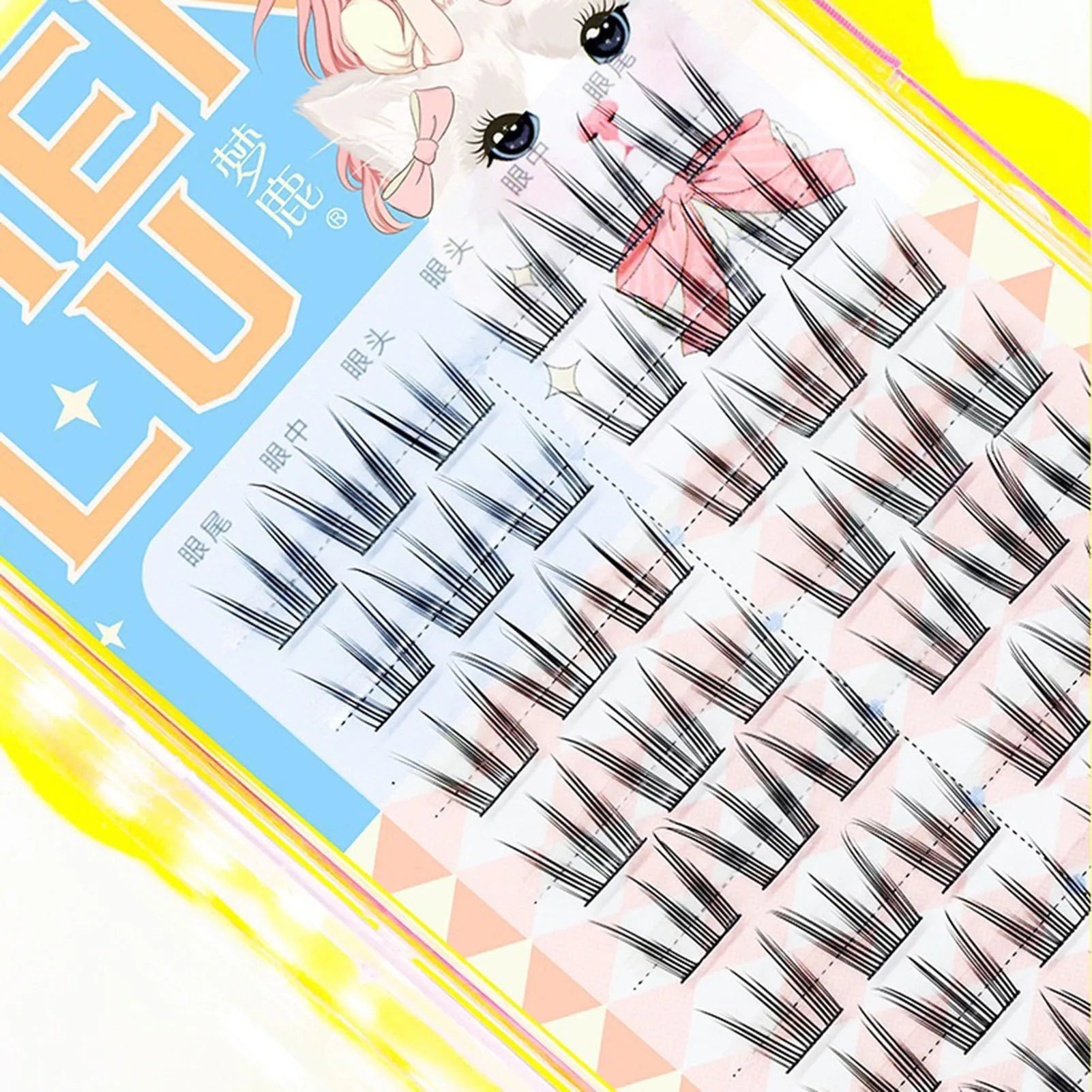 Cat's paw Eyelashes Cluster Lashes Individual Lashes Soft Idol Lash Clusters Reusable Natural DIY Under Lashes Peaceful Pleasures Health and Wellness