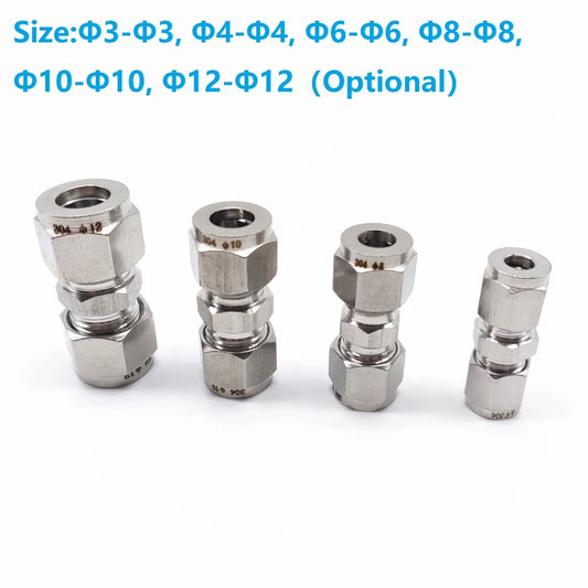 Stainless Steel Double Ferrule Compression Tube Fitting 3–12mm Compression Tube Fitting Oasis Select