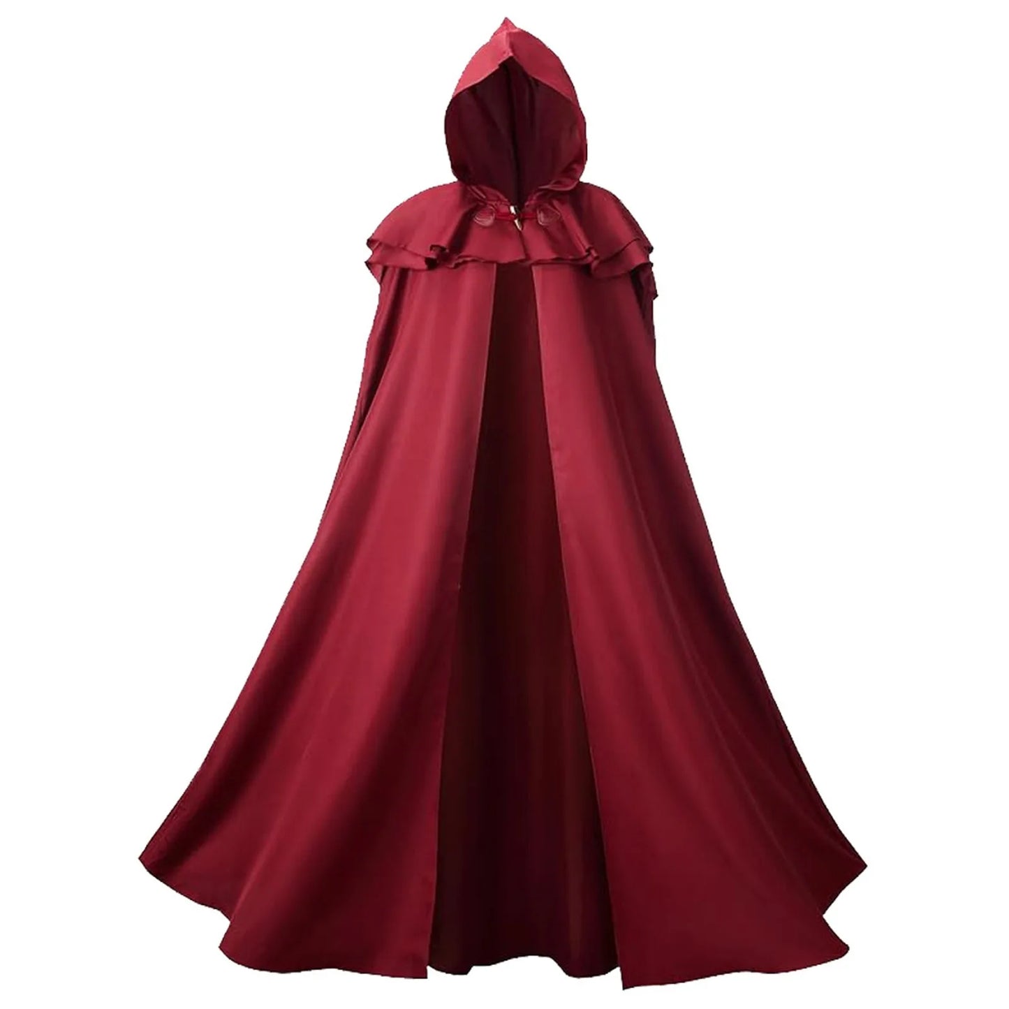 Medieval Hooded Cloak Cape – Gothic Knight Cosplay Robe Coat