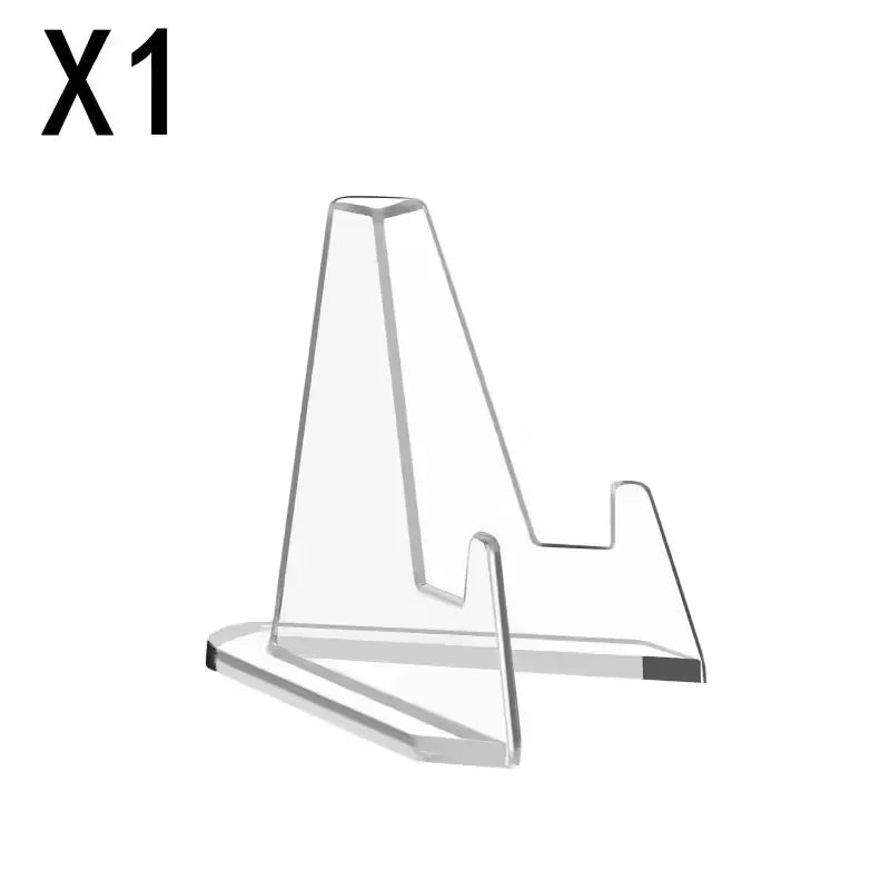 Mini Acrylic Triangular Card Display Stands | Trading Card Holder