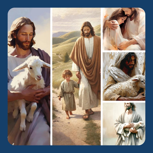 Jesus Christ Divine Hand Retro Canvas Wall Art | Religious Décor Religious Canvas Print Peaceful Pleasures Health and Wellness