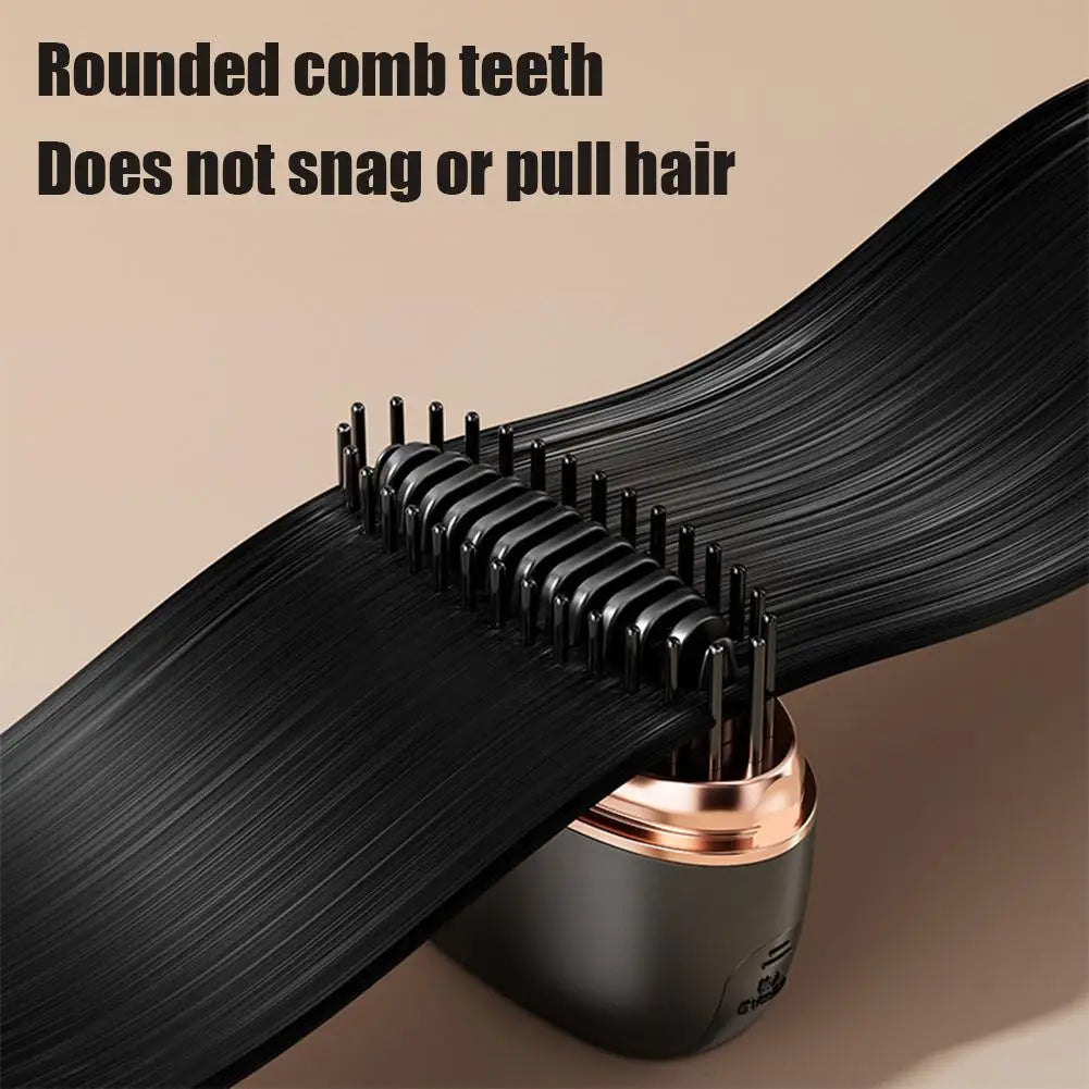 Cordless 2-in-1 Hair Straightener Brush | Wireless Styler Cordless Hair Styler Peaceful Pleasures Health and Wellness