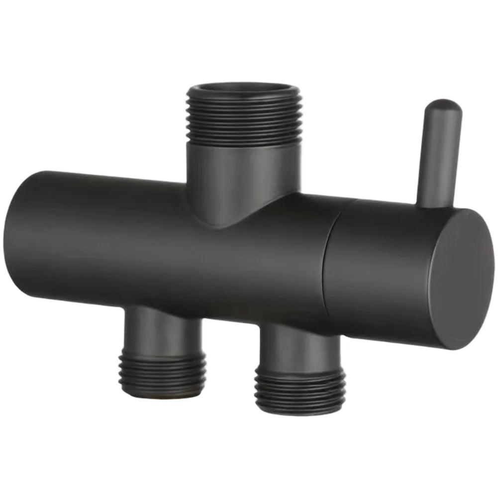 2-Way Wall-Mounted Shower Diverter Valve – Copper Chrome