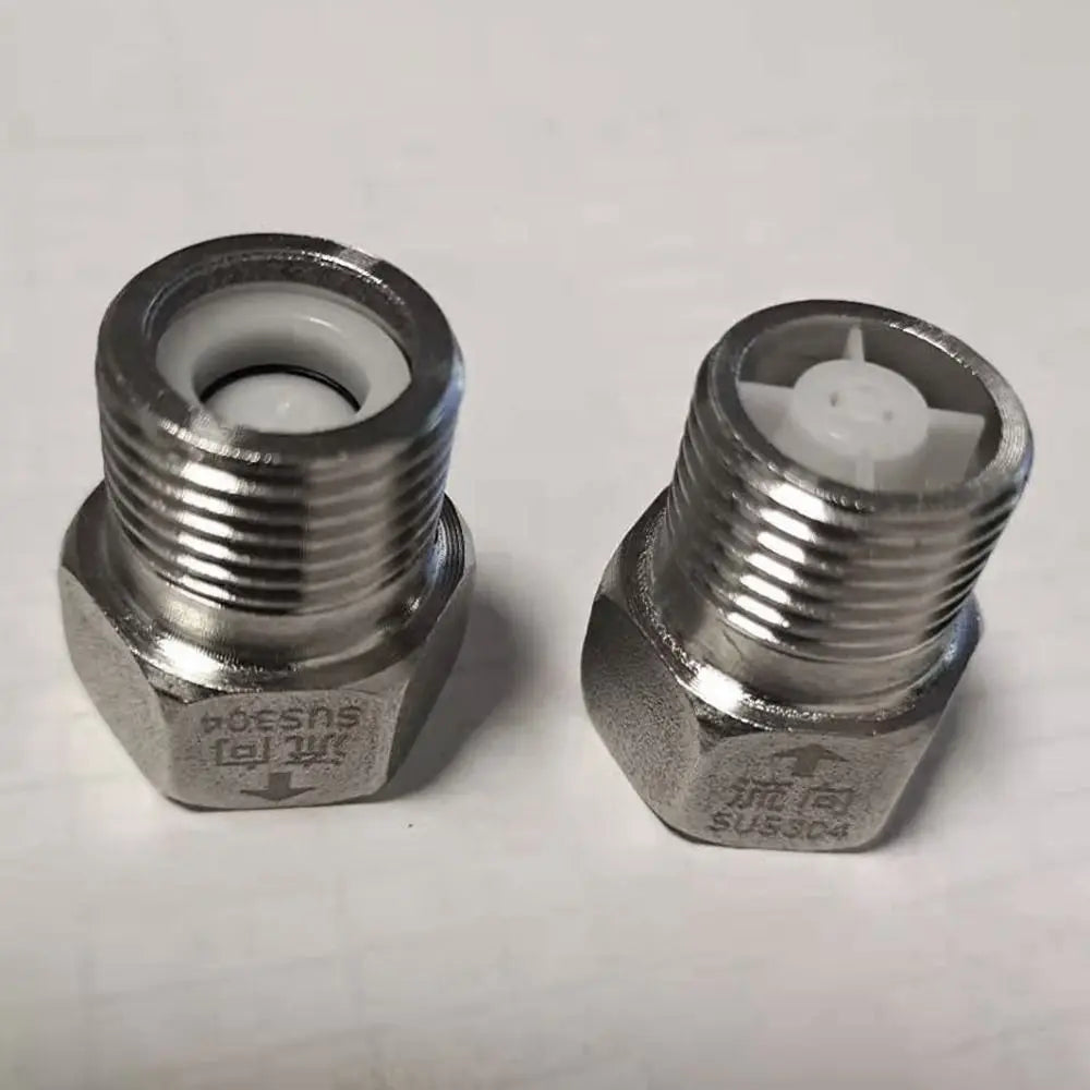 Male Female Thread One-way Valve Brass Nickel Plated Check Valve Hardware Accessory 1/2" G1/2 20mm Backflow Valve Toilet Peaceful Pleasures Health and Wellness