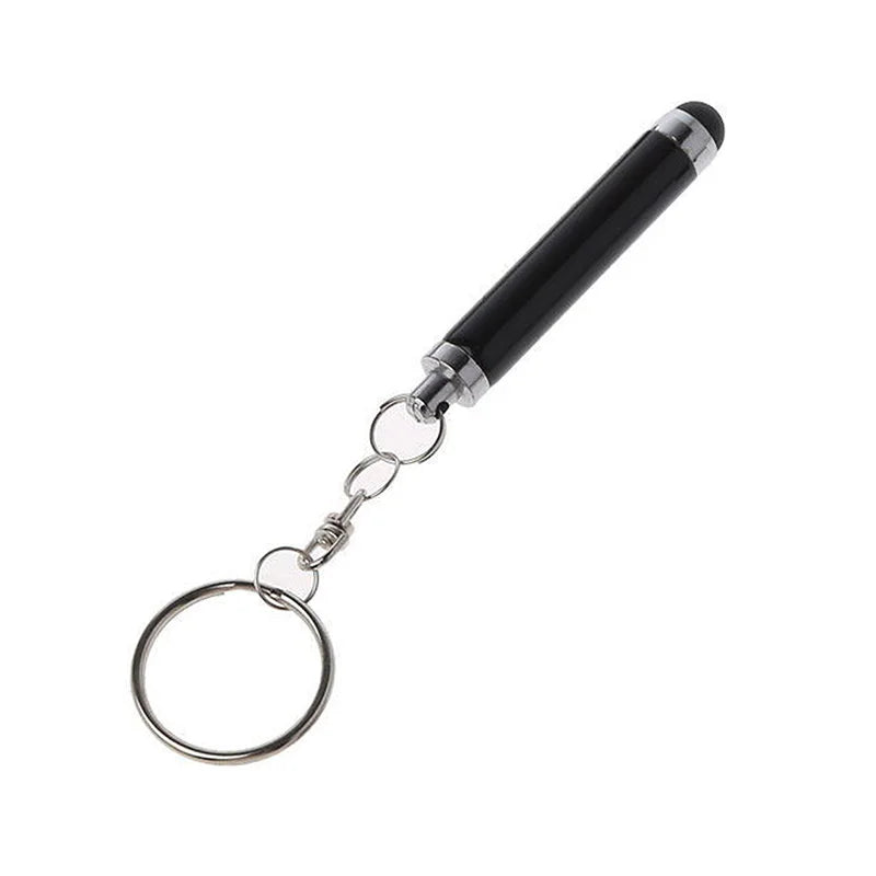 Key Chain Short Capacitance Pen For Phone Touch Screen Accessory Touch Pen For Cell Phone Universal Stylus Pen For Tablet Pen Peaceful Pleasures Health and Wellness Black