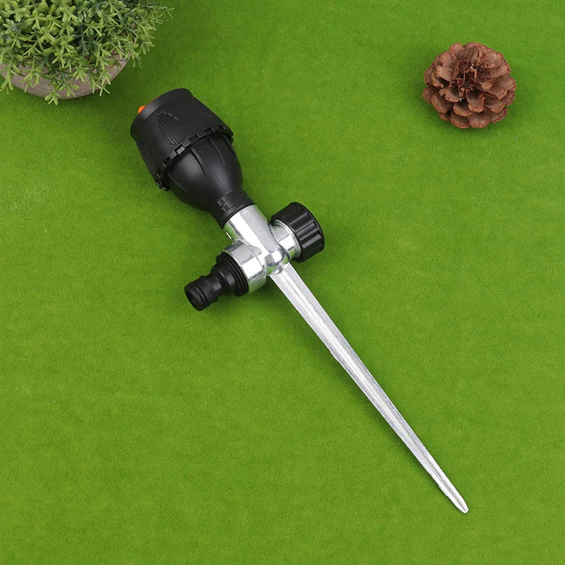 Nozzle 360 Degree Rotating Automatic Sprinkler For Garden Large Area Lawn Landscaping Agricultural Irrigation And Spraying Peaceful Pleasures Health and Wellness