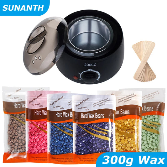 Wax Heater for Hair Removal Waxing Warmer Dipping Pot Wax Melting Machine Depilation Paraffin Warmer Wax Heater Kit Peaceful Pleasures Health and Wellness