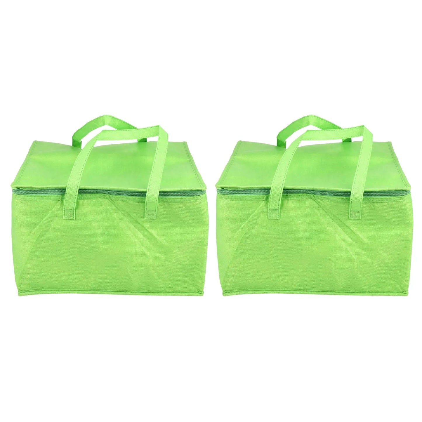 A36T-2X Foldable Large Cooler Bag Portable Food Cake Insulated Bag Aluminum Foil Thermal Box Green Peaceful Pleasures Health and Wellness
