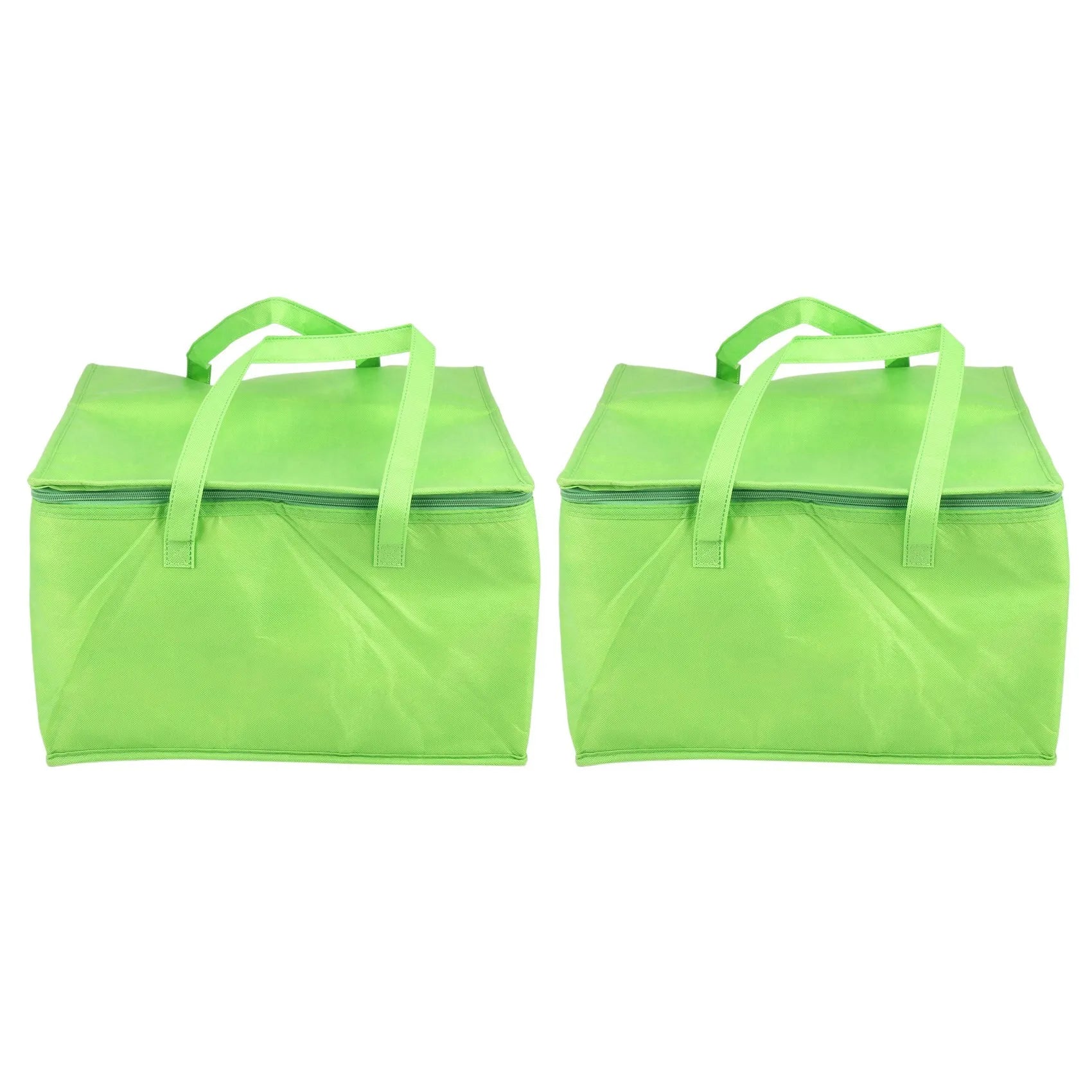 A36T-2X Foldable Large Cooler Bag Portable Food Cake Insulated Bag Aluminum Foil Thermal Box Green Peaceful Pleasures Health and Wellness