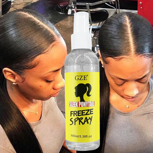 GZE Sleek Ponytail Freeze Spray – Frizz Control & Long Hold Hair Freeze Spray Peaceful Pleasures Health and Wellness Default Title