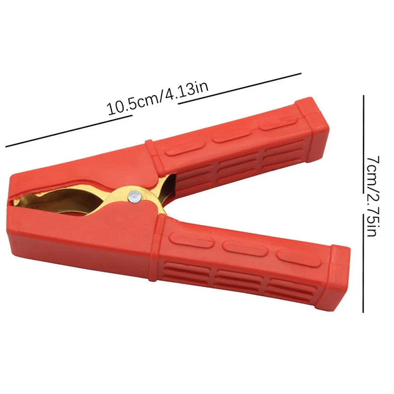 New 2pcs 200A Crocodile Alligator Clips Car Battery Insulated Clip Clamp Connector for Jumper Cables Boost Peaceful Pleasures Health and Wellness