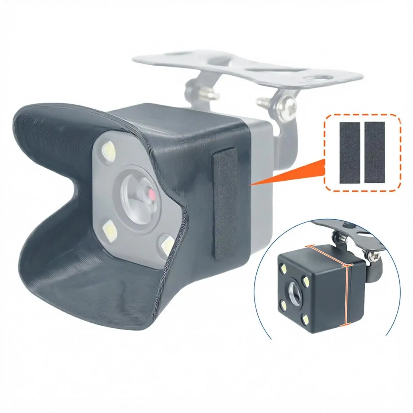 Silicone Backup Camera Rain Cover – Universal Waterproof Shield