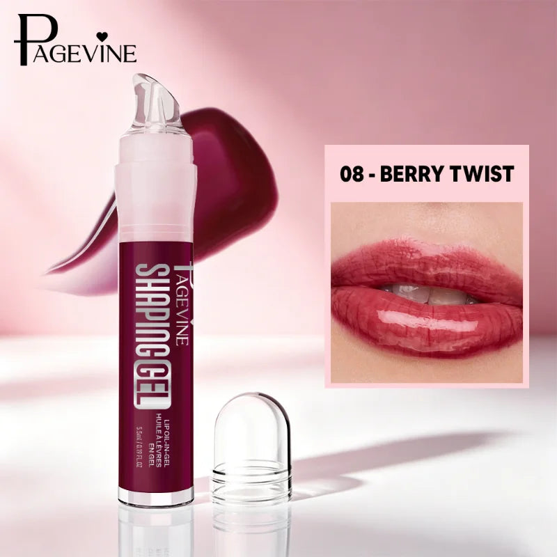 Tint Long Lasting Moisturizing Shiny Lip Plumper Gloss 8 Colors Hydrating Nourishing Lip Oil Low Saturation Smoothing Lip Makeup Peaceful Pleasures Health and Wellness 8