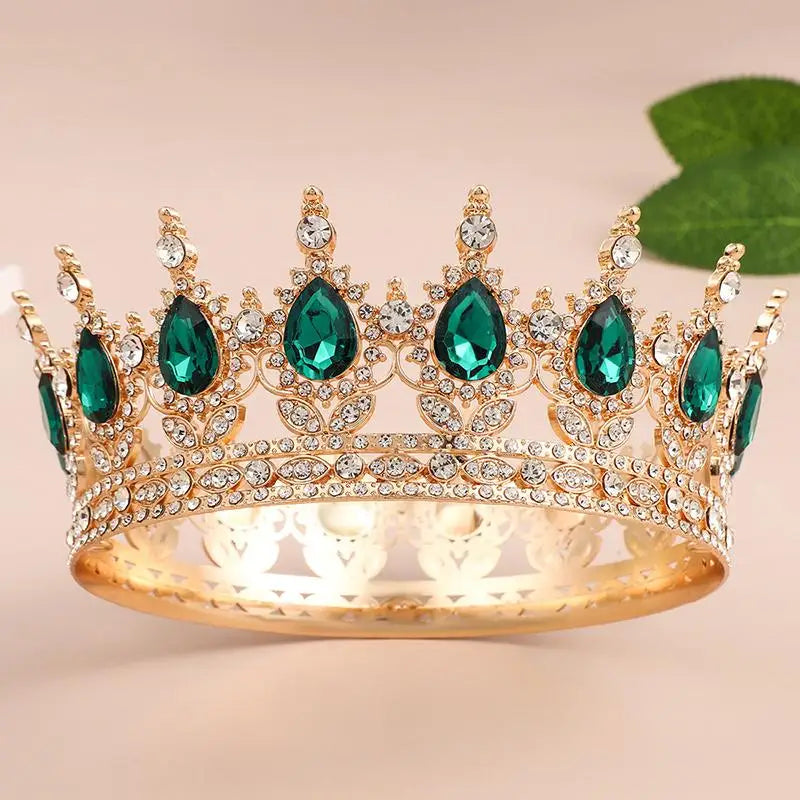 Crystal Crown Tiara Cake Topper – Princess Party & Wedding