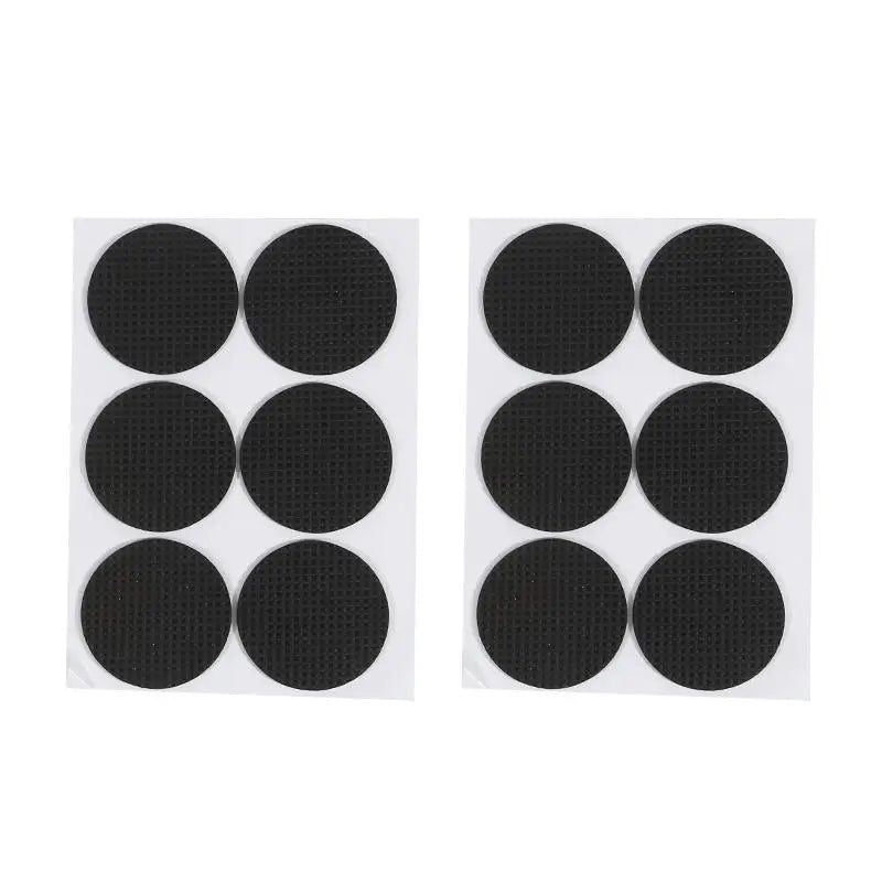 Self Adhesive Floor Protector Pads Chair Leg Table Feet Furniture Anti Slip Bumper Noise Reduction Mat Wear Resistant Felt Pads Peaceful Pleasures Health and Wellness Circular 4.5cm