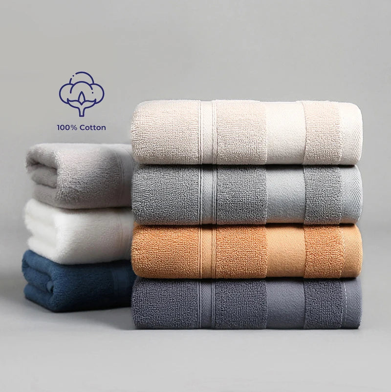Battilo 100% Cotton Bath & Hand Towel Set – Hotel Spa Quality
