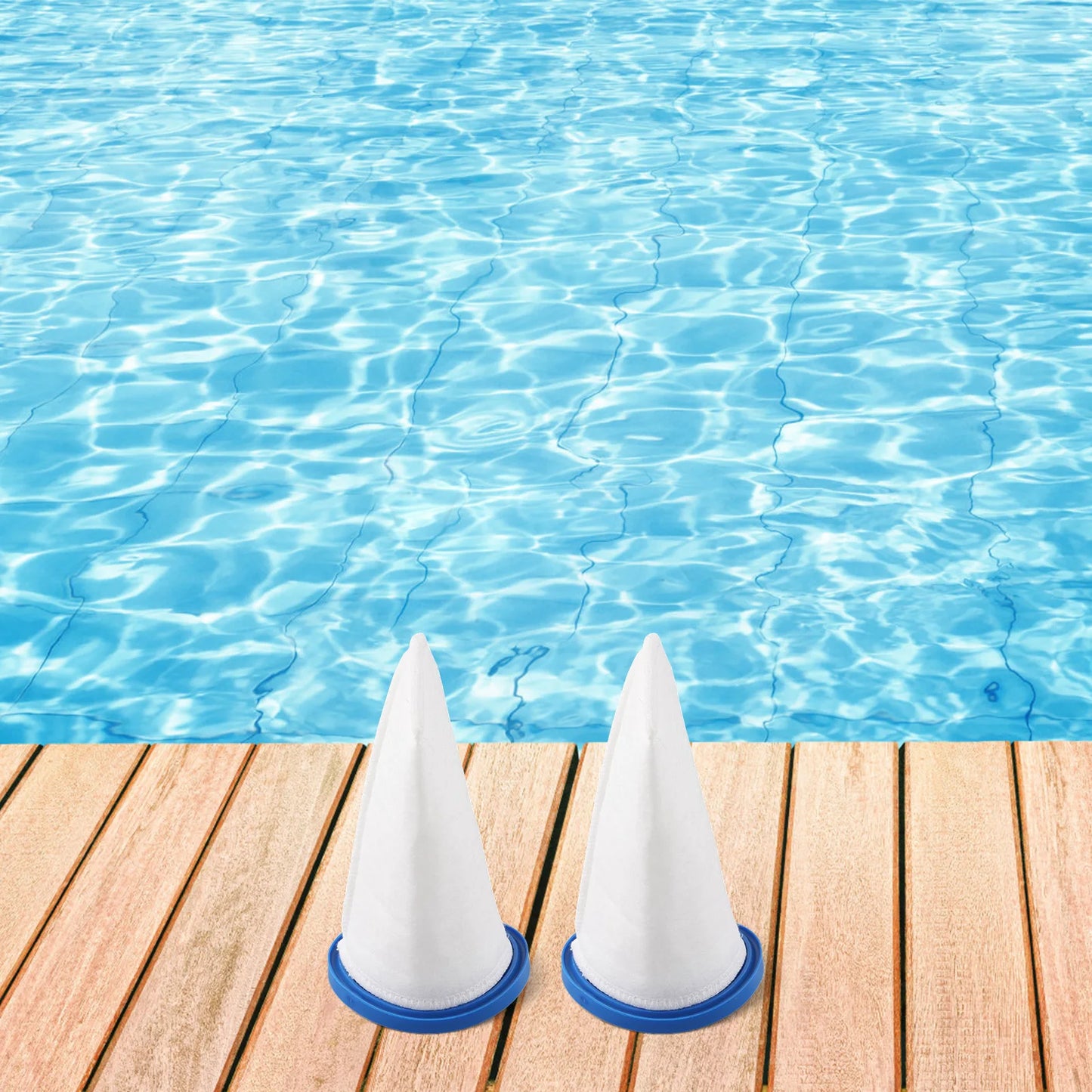 2 Handheld Pool Vacuum Cleaner Sand Silt Filter Bag Blaster Max
