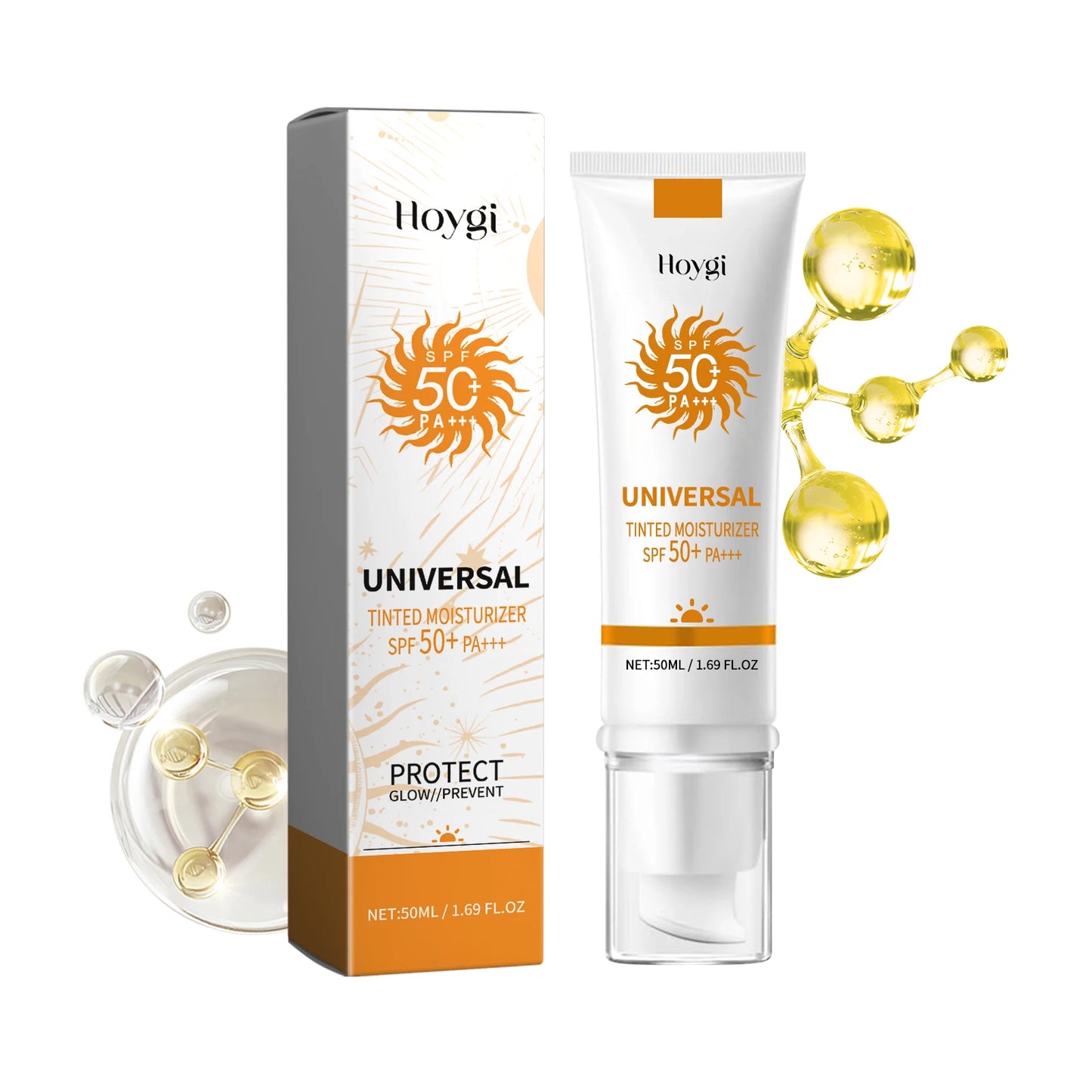 Hoygi Whitening Sunscreen for Face with SPF 50 Peaceful Pleasures Health and Wellness 1 PCS United States
