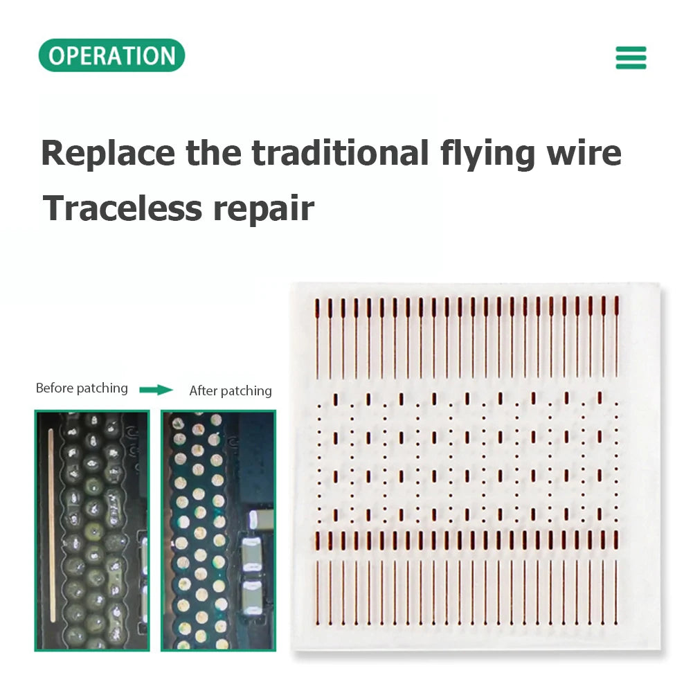 208 Dot Repair Spots Jumper Wire Spot Fixing Soldering Lug Copper Solder Piece Solder Sheet for Dot-faded Welding Plates Repair Peaceful Pleasures Health and Wellness