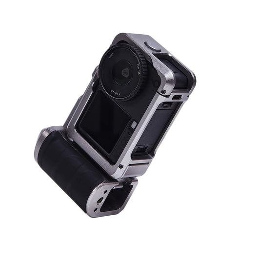 Street Grip Vlog Holder Combo Camera Anti-Shake Grip Holder For Dji Osmo Action6 Camera Rabbit Cage Camera Accessories Peaceful Pleasures Health and Wellness