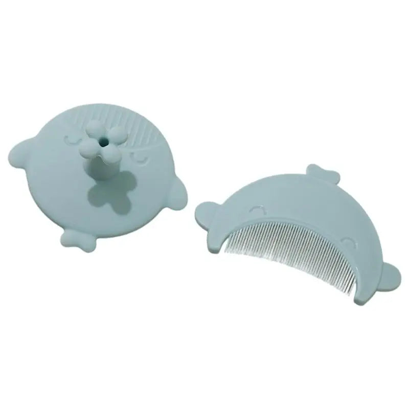 Silicone Baby Scalp Brush & Comb Set | Cradle Cap Care
