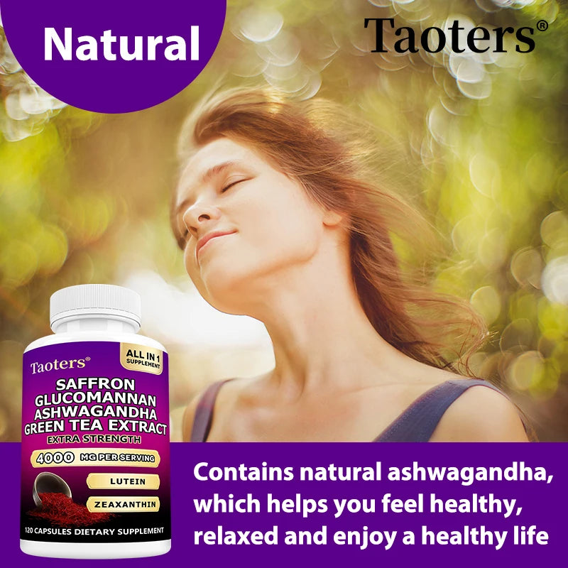 Saffron & Ashwagandha Supplement | Mood, Stress & Clarity