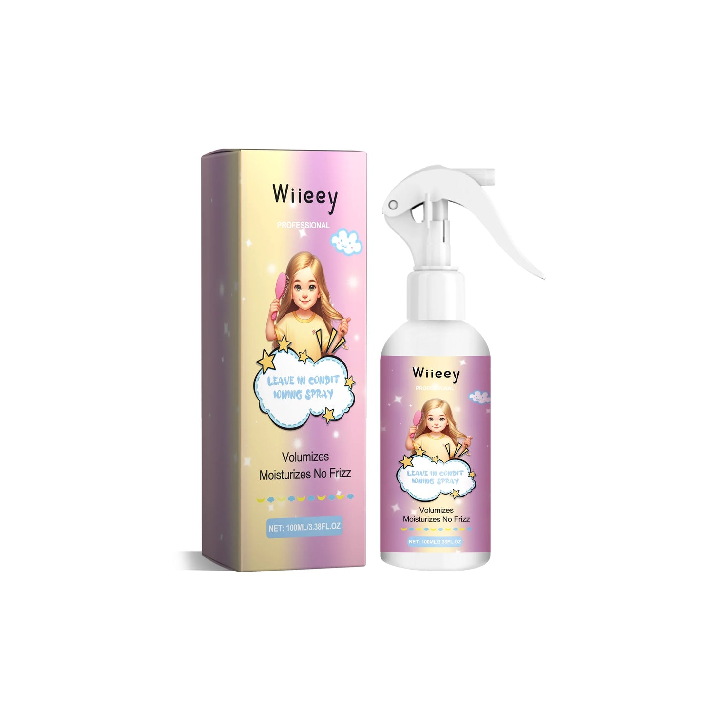 Wiieey Hair Edge Control Spray & Finishing Cream – Frizz Fix