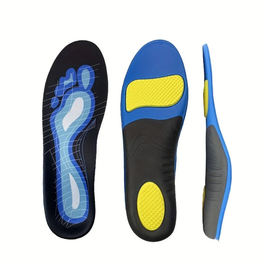 1pair EVA Arch Support Insoles For Pain Relief Orthotics Flat Feet, Sports Shock Absorption Shoe Sole for Running Lifestyle Peaceful Pleasures Health and Wellness