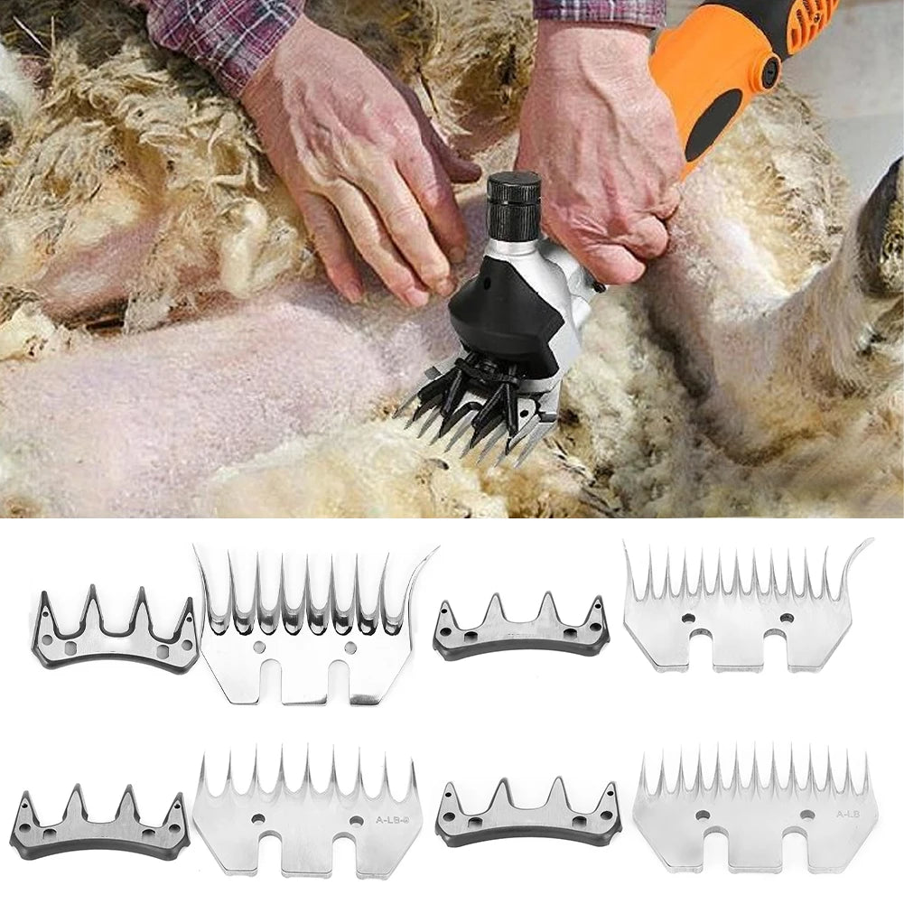 Goat Shear Blade Stainless Steel Sheep Clippers Blade High Hardness Cutting Shearing Cutter Replacement Shearing Cutting Blade Peaceful Pleasures Health and Wellness