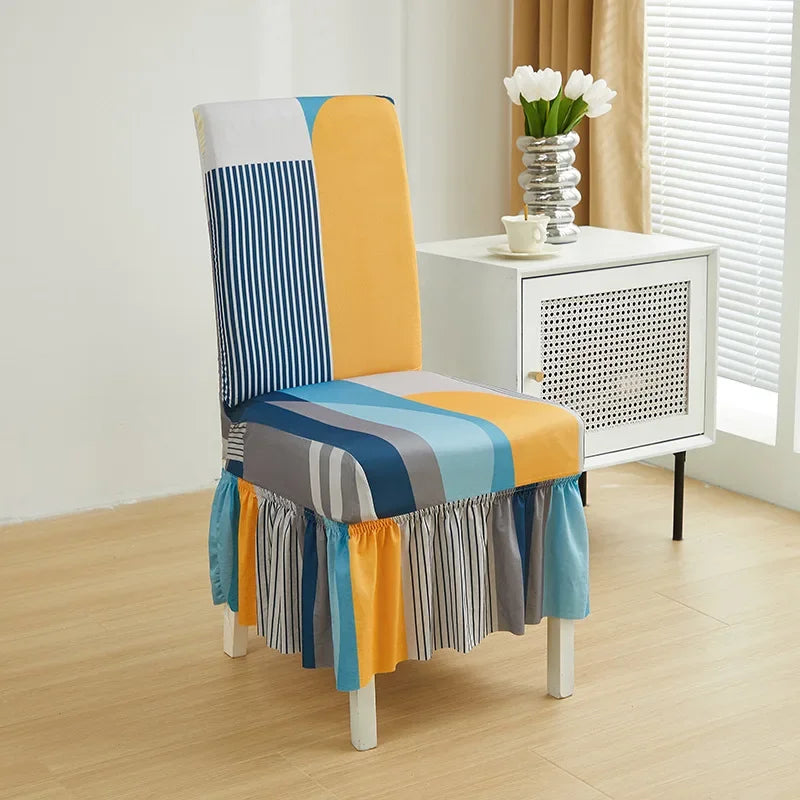 Ruched Spandex Stretch Chair Covers for Dining, Wedding & Banquet