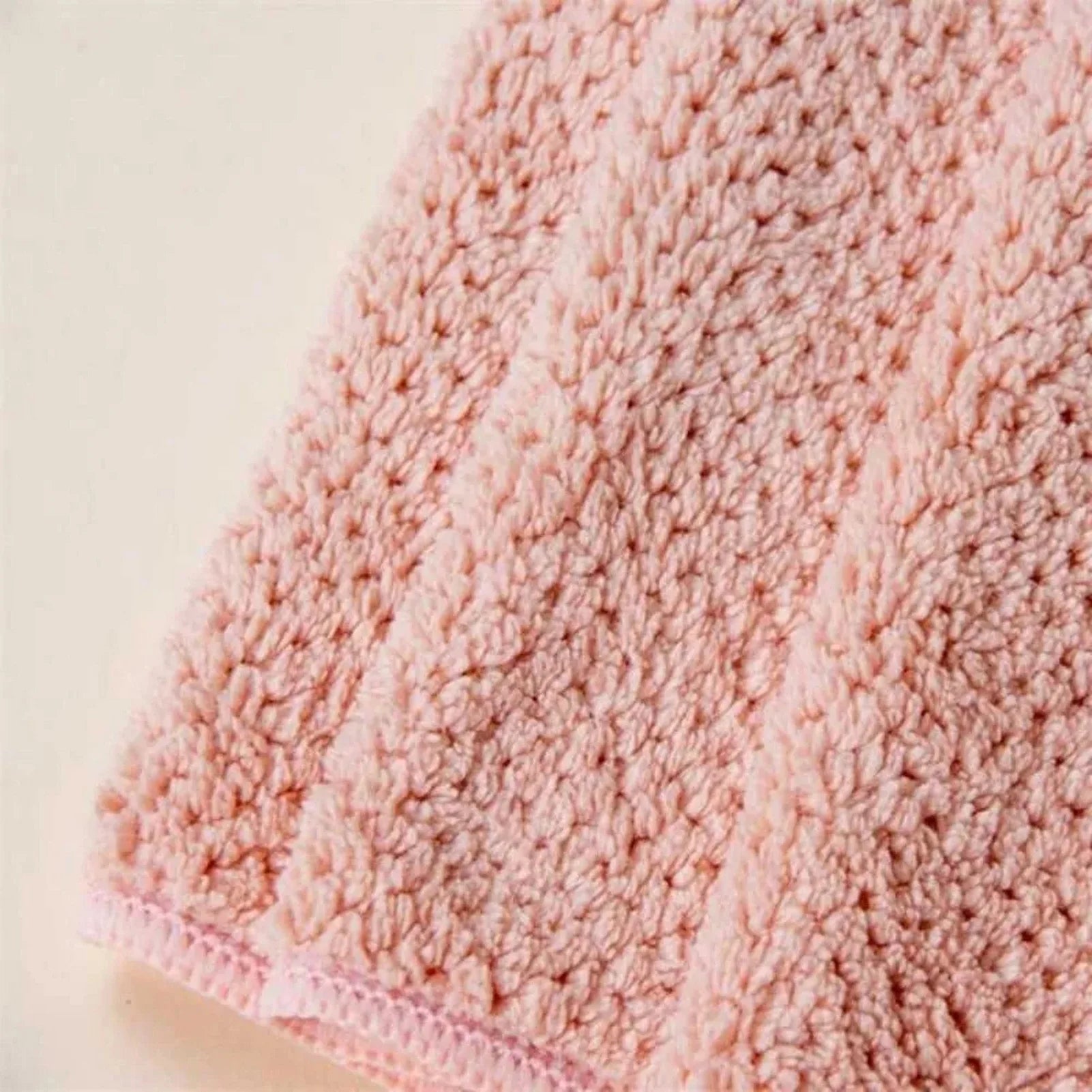 Super Absorbent Hair Towel Ultra Soft Hair Towel Wrap with Elastic Loop for Curly Hair Long & Short Hair Peaceful Pleasures Health and Wellness