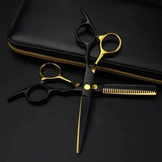 6 Inch Hair Scissors Hair Thinning Cutting Clipper Barber Scissor Hair Shears Professional Barber Shop Hairdressing Scissors Peaceful Pleasures Health and Wellness