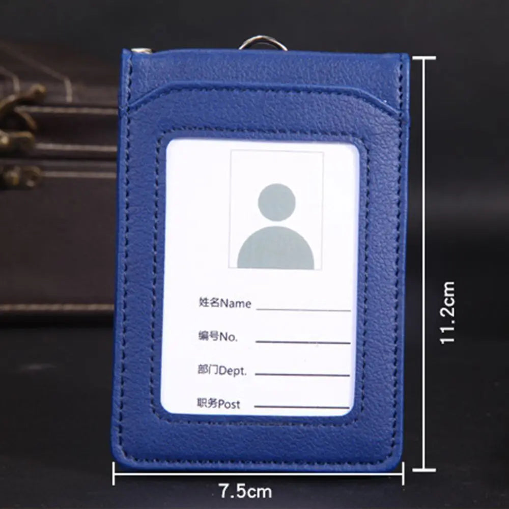 Business Neck Strap Stationery Office School Supplies Badge Holder Card Holder with Lanyard Bus Cards Cover ID Desk Organizer Peaceful Pleasures Health and Wellness