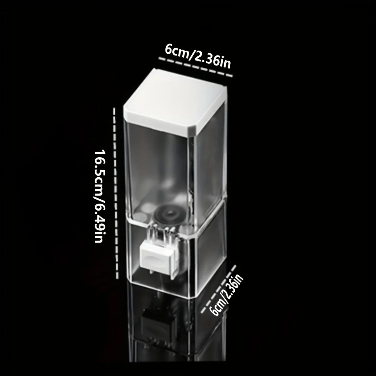 Transparent Wall-mounted Manual Soap Dispenser Household Bathroom Hotel Single-head Non-punching Hand Sanitizer Soap Dispenser Peaceful Pleasures Health and Wellness A