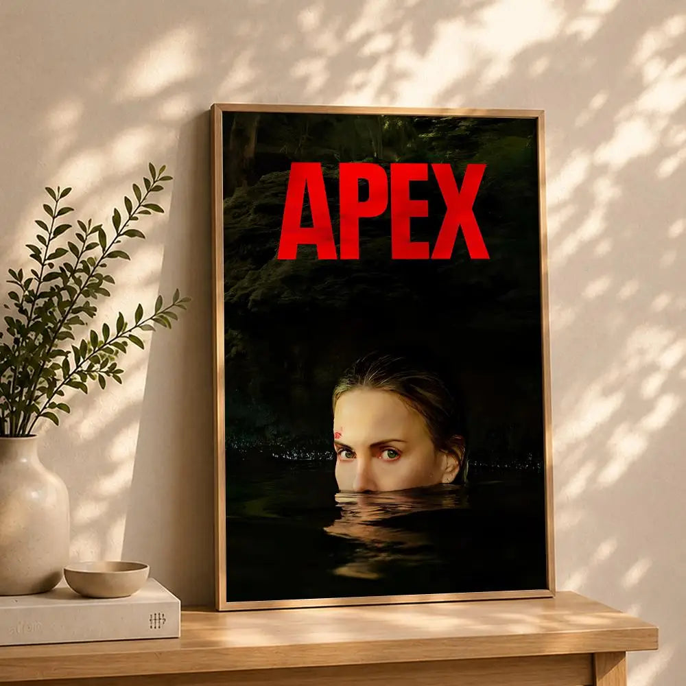 Movie-Apex HD Self-Adhesive Waterproof Poster | Wall Art Decor Wall Art Poster Peaceful Pleasures Health and Wellness White3 40X50cmNoframe